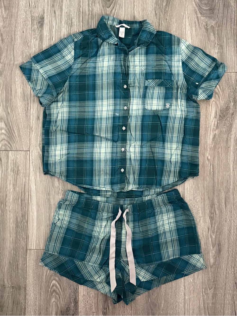 Victoria’s Secret Plaid Sleep Set